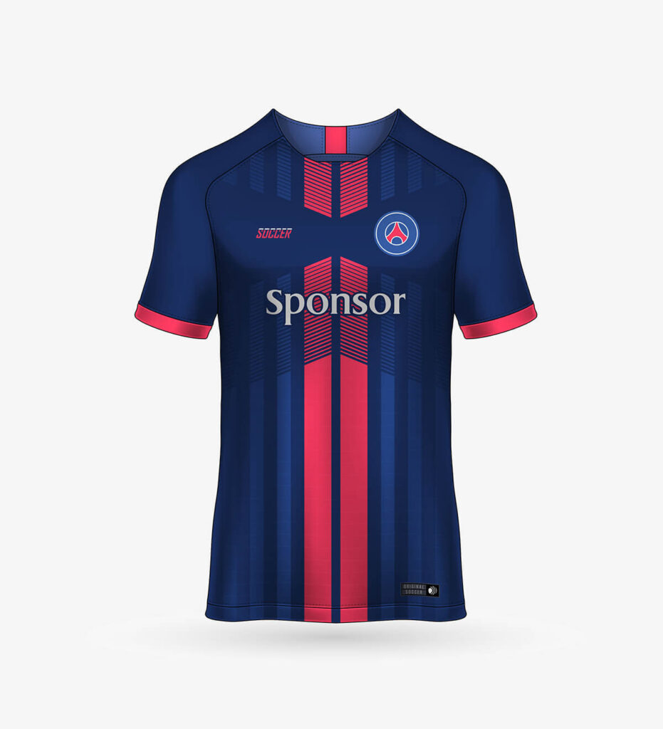 Soccer Jersey Blue