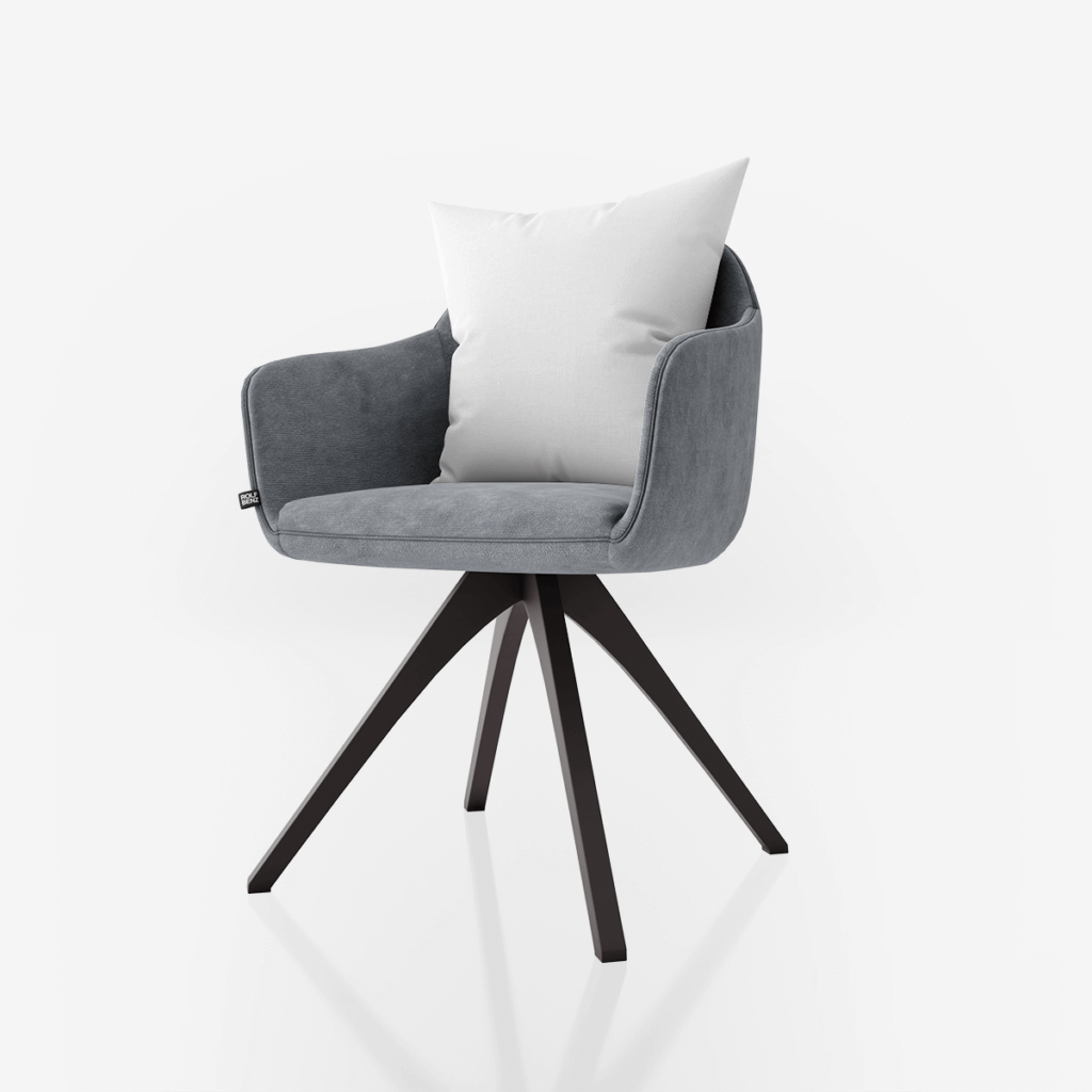 Wooden Round Back Dining Chair - Imagem 2