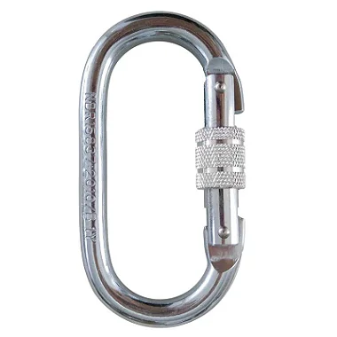 Mosquetão Oval aço 25kn