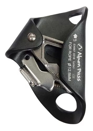 Ascensor Ventral de Peito Para Cordas de 10 a 12,5mm Leno Alpen Pass - Praticidade e Confiabilidade em Altura