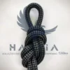 Corda Pampa Harpia Premium 11mm semi-estática cinza e preta