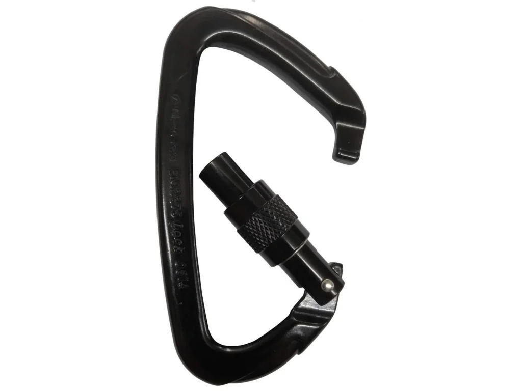 Mosquetão Alpen Pass Lock 36 kn Preto