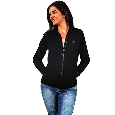 Jaqueta Fleece Conquista Glaciar Zip Lady