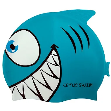 Touca de Silicone para Natação Cetus Peixe