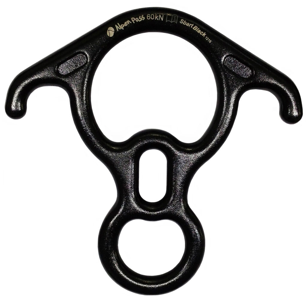 Freio 8 de Resgate 60kN Aço SBart Black